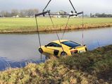 Audi R8 V10 Plus Plunges Into A River In Holland