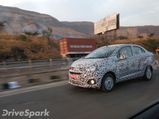 Spy Pics: Chevrolet Beat Essentia Spotted Testing