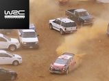 WRC Rally Mexico: Kris Meeke Wins Despite Drifting Through Car Park