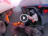 Watch Why Driving Between Trucks Is Dangerous
