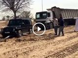Watch Dubai Crown Prince Rescue A Truck Driver Stuck In Desert