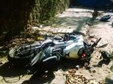 Bajaj Dominar And Hyosung GT 650 Collide Head-On — Not A Happy Ending
