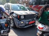 Spy Pics: Jeep Renegade Spotted Testing In Bangalore; Launch Imminent