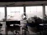 Video: Thunderstorm Almost Destroys Maruti Suzuki Showroom In Raipur