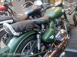 Battle Green Royal Enfield Classic 500 Spotted Outside Bangalore Dealership