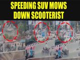 Speeding Mahindra XUV 500 Topples After Ramming Into Scooter, Killing The Scooter Rider