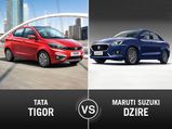 New Maruti Suzuki Dzire vs Tata Tigor — Compact Sedan Comparison