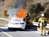 Fiery Tesla Sparks Safety Fears After 35 Firefighters Took 2 Hours To Extinguish Battery Blaze