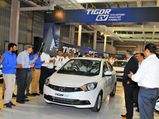 Tata Tigor Electric Vehicle (EV) Rolls Out From Sanand Plant