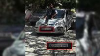 Young Man Takes Joyride On Car’s Bonnet; Gets Reported With Video
