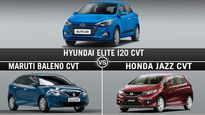 Hyundai Elite i20 CVT Vs Maruti Baleno CVT Vs Honda Jazz CVT: Which Is The Best CVT Hatchback?