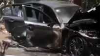 The Gods Were Not Pleased — BMW 5 Series Catches Fire Amidst Sacred Rituals