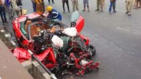 A Ferrari Crashed In Kolkata — Driver Dead, Passenger Severely Injured