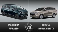 Mahindra Marazzo Vs Toyota Innova Crysta Comparison: Which Is The Best MPV?