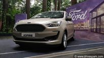 New Ford Aspire Launched In India; Prices Start At Rs 5.55 Lakh