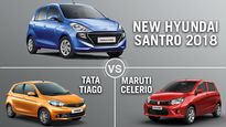New Hyundai Santro 2018 Vs Tata Tiago Vs Maruti Celerio: Which Is The Best Hatchback?
