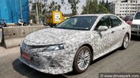 EXCLUSIVE: New Toyota Camry Spotted Testing In Bangalore — Launch In 2019