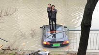 Tesla Model S Jumps Into A River — Driver Claims Electric Super Sedan Accelerated On Its Own