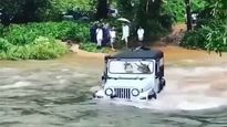 Mahindra Thar Crosses Raging River — Shows Its Fording Skills 
