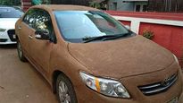 Toyota Corolla Owner Gets Car Wrapped In Cow Dung — Jugaad Level 9999