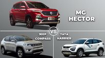 MG Hector Vs Jeep Compass Vs Tata Harrier — How Does The Brit Stack Up Against It Rivals?