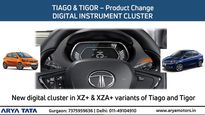 Tata Tiago & Tigor Top End Variants To Feature New Fully-Digital Instrument Cluster