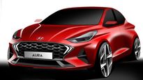 Hyundai Aura Compact-Sedan Official Design Sketches Revealed: India Launch Expected Soon