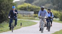 British PM Boris Johnson Rides Hero Bicycle At Launch Of UK’s Cycling & Walking Initiative