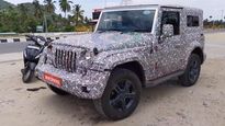 2020 Mahindra Thar Production Ready Model Spied Again Revealing New Details: Spy Pics