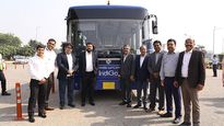 Ashok Leyland Delivers 10 12M Ultra Low Floor CNG Buses To Indigo