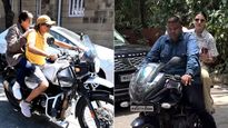Big B & Anushka Sharma Snapped Riding Without A Helmet - Mumbai Cops Slap Big Fines  