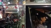 Kanpur Woman Parks Her Ignis On Top Of Two-Wheelers – Police Fine For Reckless Driving 