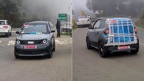 French Automaker Ligier's Micro EV Myli Spotted Testing In India - MG Comet Rival?