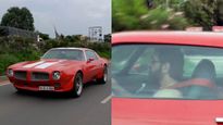 Watch: MS Dhoni Spotted Driving His 1973 Pontiac Firebird Trans Am 