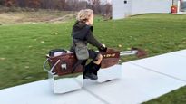 Dad Of The Year Transforms E-Bike Into DIY Star Wars Speeder For His Son