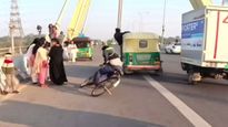 Delhi's Thrill-Seeker Causes Havoc: Innocent Cyclist Injured, Video Goes Viral