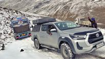 Toyota Hilux Rescuing A Stranded Oil Tanker On Snowed-In Shinku La Pass Is A Tale Of Strength & Compassion