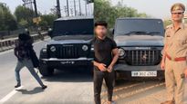 Mahindra Thar Driver Faces Rs 35,000 Fine For Endangering Public Safety: Netizens Praise Noida Police