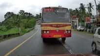 Mahindra Thar Driver Teaches Reckless KSRTC Bus About Road Safety