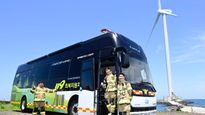 Hyundai Motor Group Gifts Hydrogen Fuel Cell Bus To Aid Firefighters' Recovery