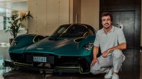 Fernando Alonso Unveils His Bespoke Aston Martin Valkyrie In Monaco