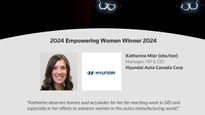 Katherine Mior Of Hyundai Canada Recognised With Empowering Women Award At Automotive D.R.I.V.E Honours 2024