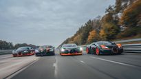 Bugatti Unites Four Iconic World Record Cars To Celebrate Automotive Innovation