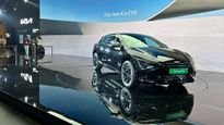 Kia EV6 Facelift Showcased At Auto Expo 2025 - Sharper Green Suit