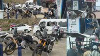Royal Enfield Himalayan Electric(HIM E) Spied Charging During High Altitude Trials