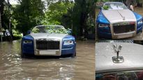 No One Is Safe On Our Roads - Rolls-Royce Ghost Left Stranded In Kolkata After Cloudburst Left City Flooded 