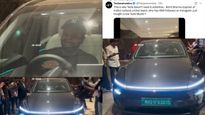 Rohit Sharma Buys Tesla Model Y With Special Plate - Elon Musk Reacts
