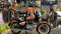Motoverse 2025: Royal Enfield Meteor 350 Sundowner Orange Launched At ₹2.19 Lakh