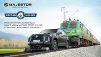 MG Majestor Sets Guinness World Record - Pulls 406.4-Tonne Train