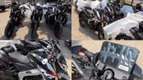 Bajaj Pulsar NS400Z With TFT Display Spied At Dealership Ahead Of Launch